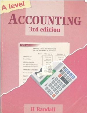  A Level Accounting - H Randall